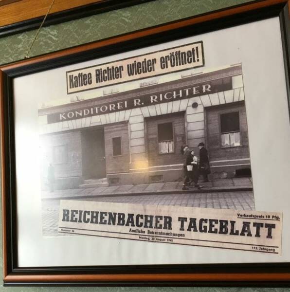 Kaffeehausflair m Café Richter in Reichenbach / Vogtland / Sachsen