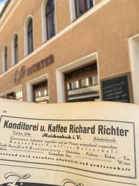 Kaffeehausflair m Café Richter in Reichenbach / Vogtland / Sachsen