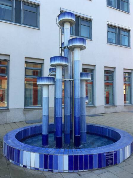 Selb - Ausflug in die Stadt des Porzellan in Bayern - Porzellanbrunnen
