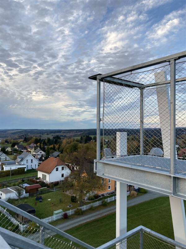 Aussichtspunkt vom Turm in Remtengrün bei Adorf, Tipp für eine Wanderung oder eine Fahrradtour 